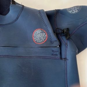 Rip Curl 4/3 MM Sealed Aggrolite Chest Zip Wetsuit size 16 youth